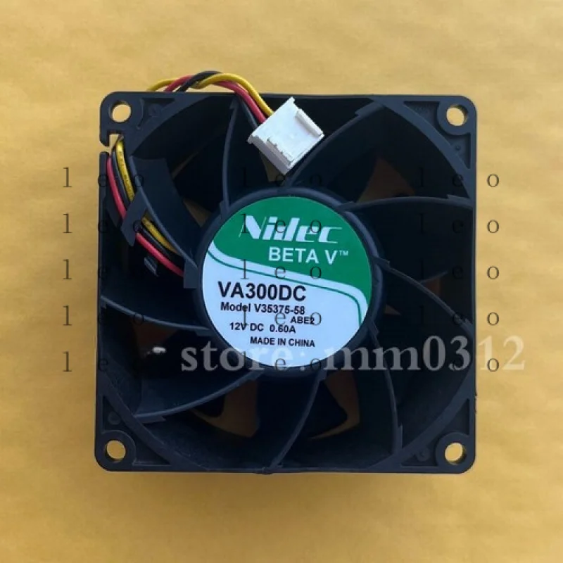 CC for Nidec VA300DC V35375-58 DC12V 0.60A 8CM 3-Wire Inverter Cooling Fan
CC for Nidec VA300DC V35375-58 DC12V 0.60A 8CM 3-Wire Inverter Cooling Fan
