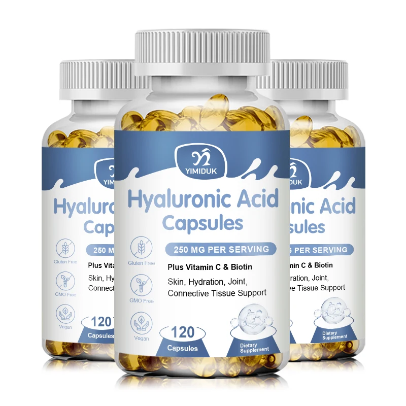 Hyaluronic Acid Capsules, Support Antioxidant Deeply Nourish Skin Brighten Elastic Skin and Joints Health
Hyaluronic Acid Capsules, Support Antioxidant Deeply Nourish Skin Brighten Elastic Skin and Joints Health