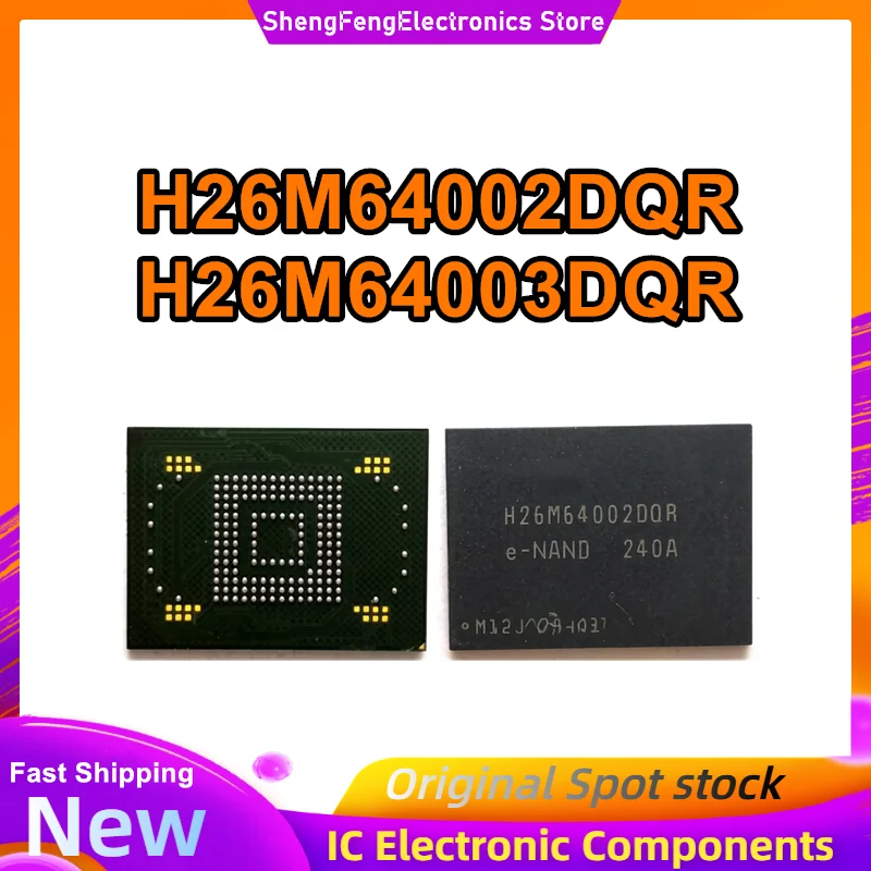 H26M64002DQR H26M64003DQR 169 Ball EMMC 32GB Flash IC New Original in Stock
H26M64002DQR H26M64003DQR 169 Ball EMMC 32GB Flash IC New Original in Stock