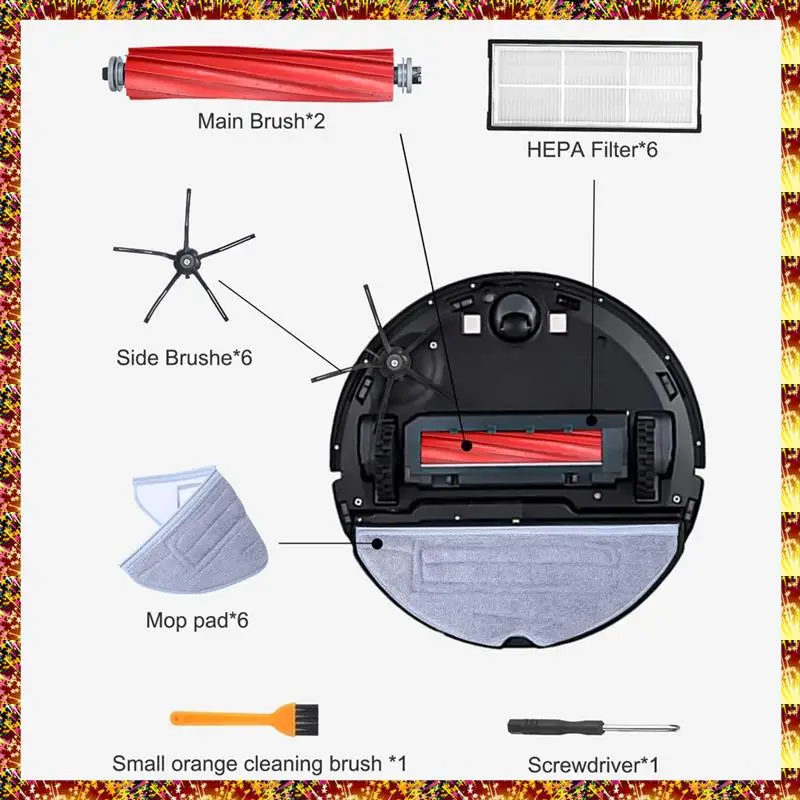 Replacement Spare Parts Accessories For Xiaomi Roborock S7 S7 Plus S7 Maxv Vacuum Cleaner Main Side Brush Hepa Filter Mops
Replacement Spare Parts Accessories For Xiaomi Roborock S7 S7 Plus S7 Maxv Vacuum Cleaner Main Side Brush Hepa Filter Mops