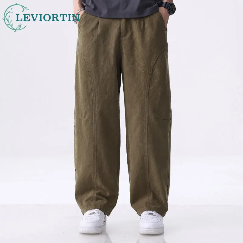 2025 Spring and Autumn Japanese retro fashion casual pants men's loose solid color straight leg wide leg pants workwear pants
2025 Spring and Autumn Japanese retro fashion casual pants men's loose solid color straight leg wide leg pants workwear pants