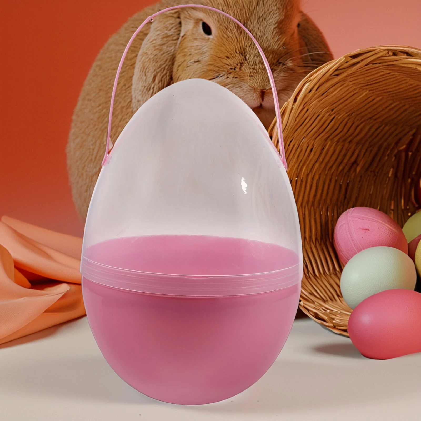 Fillable Jumbo Easter Eggs with Handles 25cm Clear Plastic Containers Egg Shaped Buckets for Easter Hunt Decoration Wedding Part
Fillable Jumbo Easter Eggs with Handles 25cm Clear Plastic Containers Egg Shaped Buckets for Easter Hunt Decoration Wedding Part