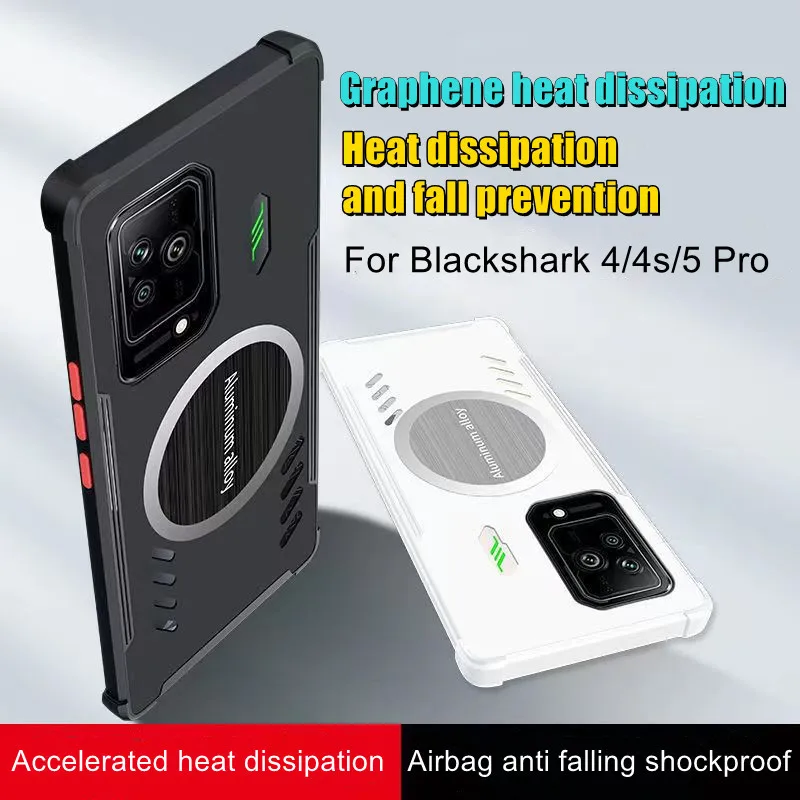 Heat Dissipation Breathable Cooling Cases For Xiaomi Black shark 4 4S Pro 5 5Pro Cases Full Protection Soft TPU Clear Case Cover
Heat Dissipation Breathable Cooling Cases For Xiaomi Black shark 4 4S Pro 5 5Pro Cases Full Protection Soft TPU Clear Case Cover