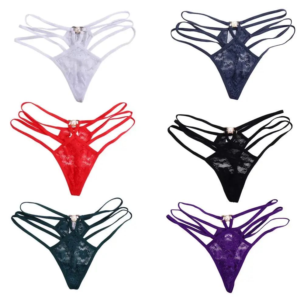 Female Underwear Cross Belt Sexy Pearl Decor Bundled Women Thong Sexy Briefs T Panties Lace G-String
Female Underwear Cross Belt Sexy Pearl Decor Bundled Women Thong Sexy Briefs T Panties Lace G-String