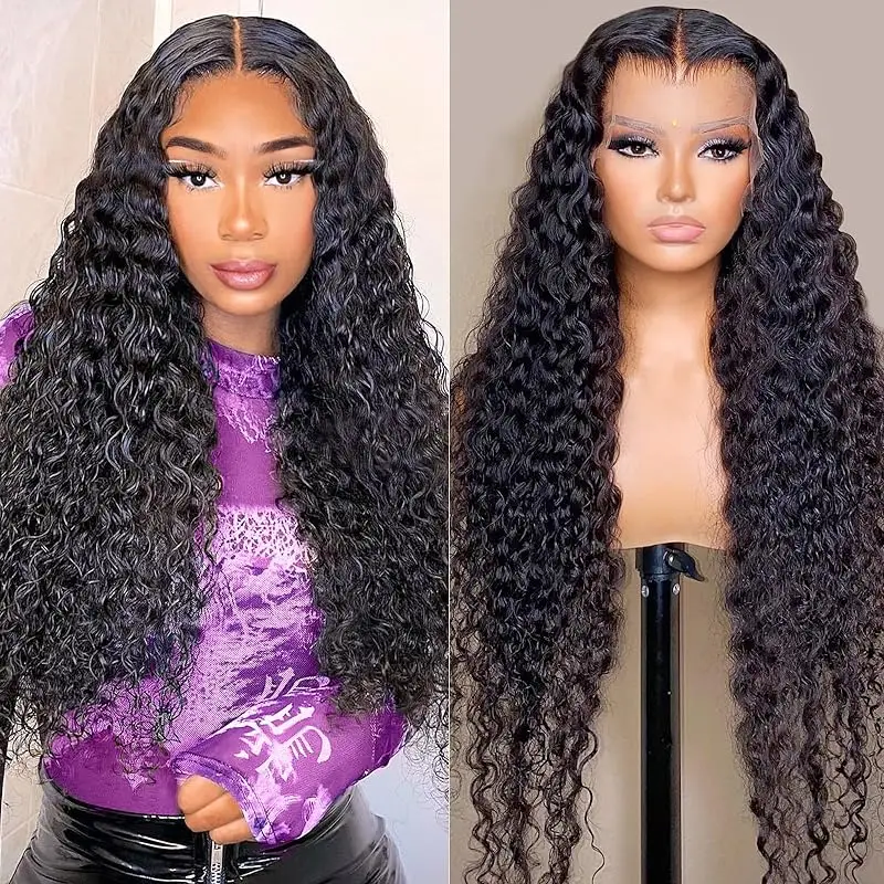 Deep Wave Lace Front Wig Human Hair 180% Density 13x4 Pre Wet Wave Lace Back Natural Black Wig Suitable For Black Women
Deep Wave Lace Front Wig Human Hair 180% Density 13x4 Pre Wet Wave Lace Back Natural Black Wig Suitable For Black Women