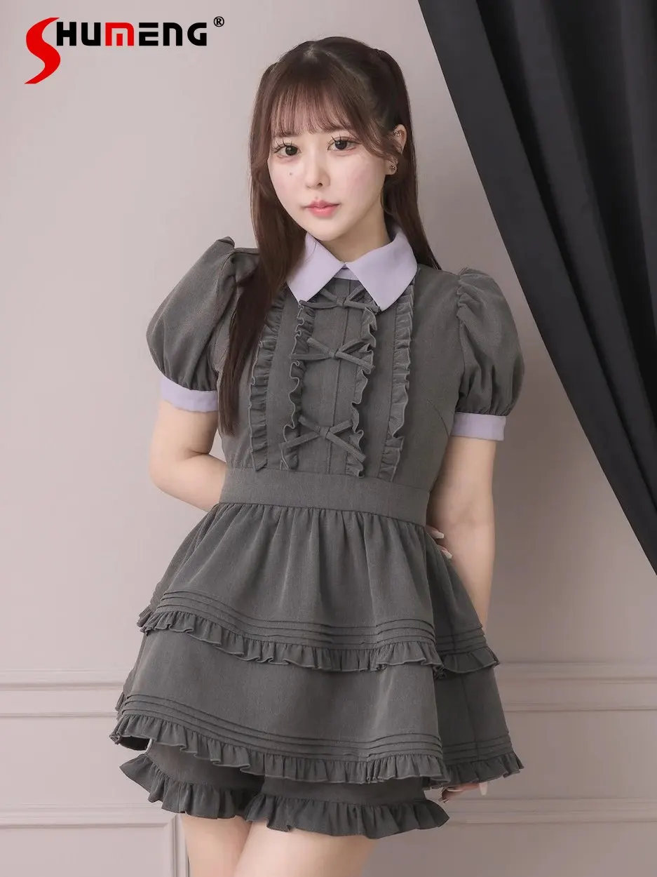 2026 Summer New Women's Dress Set Japanese Style Fashion Office Lady Slimming Short Sleeve Top and Shorts 2-piece Set Women
2026 Summer New Women's Dress Set Japanese Style Fashion Office Lady Slimming Short Sleeve Top and Shorts 2-piece Set Women