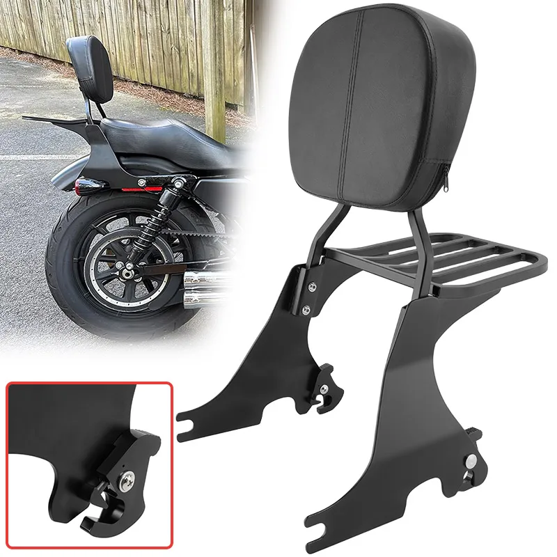 Motorcycle Rear Passenger Sissy Bar Backrest W/Cushion Pad Accessories For Harley Sportster 883 1200 X48 2004-2025
Motorcycle Rear Passenger Sissy Bar Backrest W/Cushion Pad Accessories For Harley Sportster 883 1200 X48 2004-2025