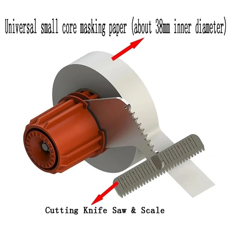 Universal Double Sided Masking Tape Dispenser, Masking Sticker Linear Guide Marking Tool For Beginners DIY Use
Universal Double Sided Masking Tape Dispenser, Masking Sticker Linear Guide Marking Tool For Beginners DIY Use
