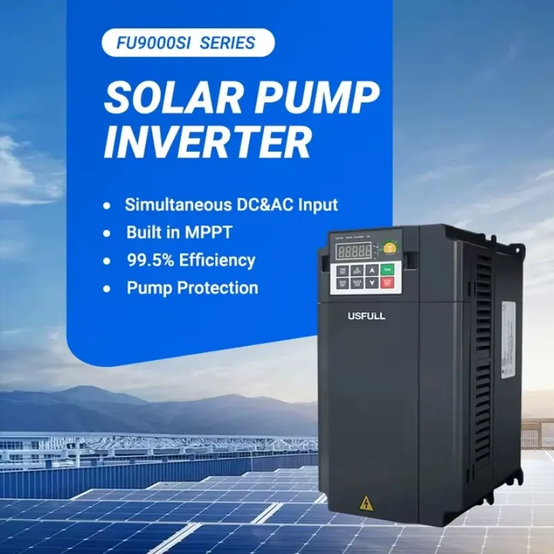 Hot Sale USFULL FU9000SI Solar Water Pump Inverter 22kW/30HP Three-phase 380V with MPPT Technology for Irrigation
Hot Sale USFULL FU9000SI Solar Water Pump Inverter 22kW/30HP Three-phase 380V with MPPT Technology for Irrigation