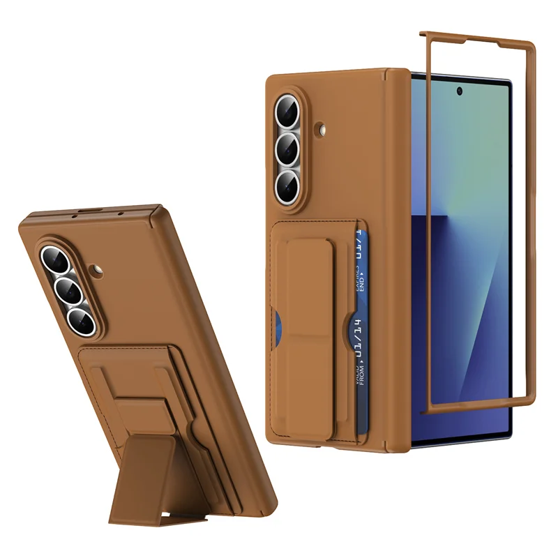 For Samsung Galaxy Z Fold 7 6 5 5G Fashion Wallet Card Holder Phone Case With Hinge Protect Screen Protect Film Shockproof Cover
For Samsung Galaxy Z Fold 7 6 5 5G Fashion Wallet Card Holder Phone Case With Hinge Protect Screen Protect Film Shockproof Cover