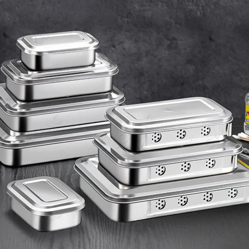 Stainless Steel Disinfection Box With Cover Instrument High-Temperature Disinfection Square Plate Infusion Treatment Plate
Stainless Steel Disinfection Box With Cover Instrument High-Temperature Disinfection Square Plate Infusion Treatment Plate