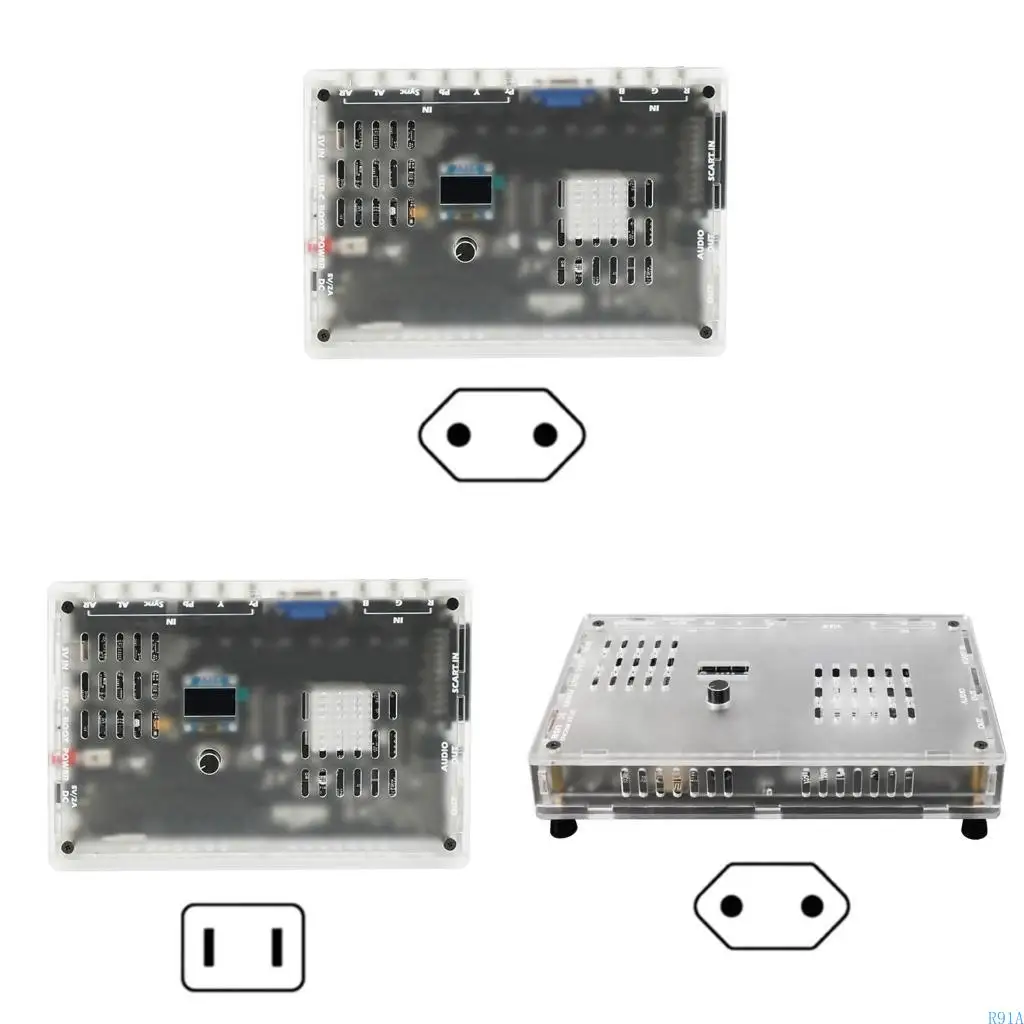 R91A GBS Control Video Converter Scart YPbPr VGA Composite S-Video Converter
R91A GBS Control Video Converter Scart YPbPr VGA Composite S-Video Converter