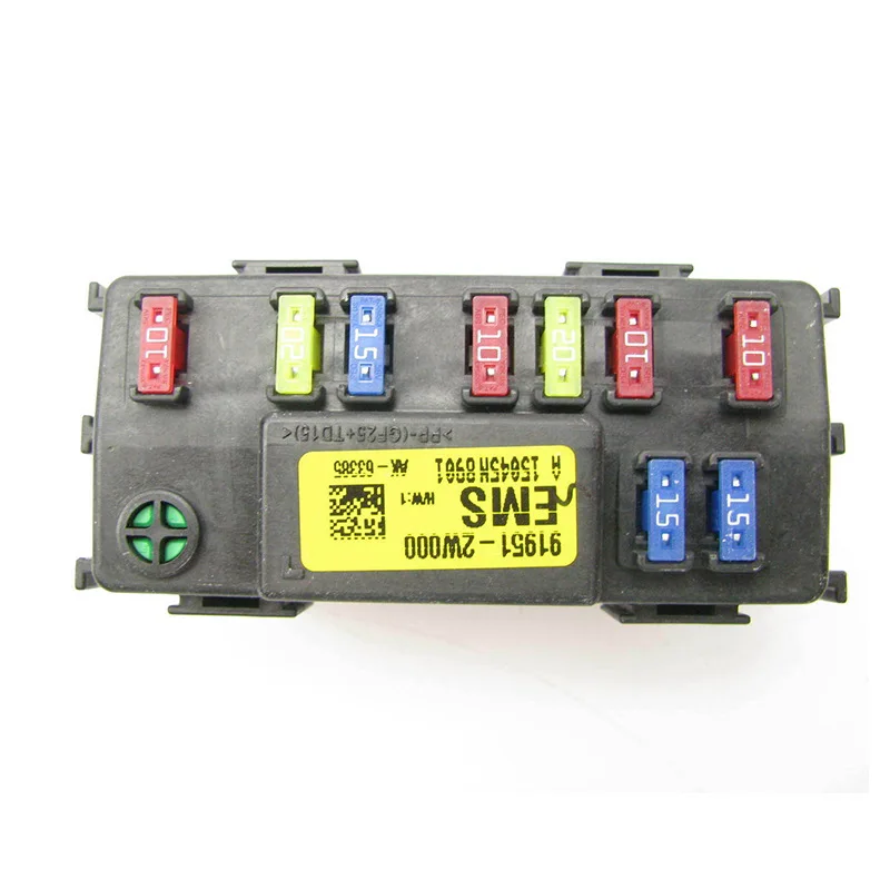 High-Quality Genuine Auto Part Wholesale Auto Engine Module System EMS Fuse Box 919512-W000 919512W000 For Hyundai K Ia
High-Quality Genuine Auto Part Wholesale Auto Engine Module System EMS Fuse Box 919512-W000 919512W000 For Hyundai K Ia