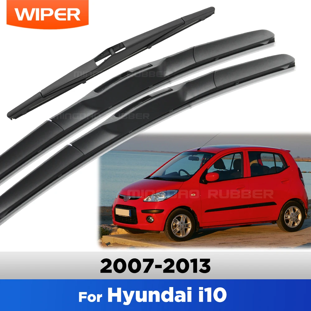 For Hyundai I10 MK 1 2007-2013 2008 2009 2010 Wiper Front & Rear Wiper Blades Windshield Windscreen Window Brushes 22"+16"+12"
For Hyundai I10 MK 1 2007-2013 2008 2009 2010 Wiper Front & Rear Wiper Blades Windshield Windscreen Window Brushes 22"+16"+12"