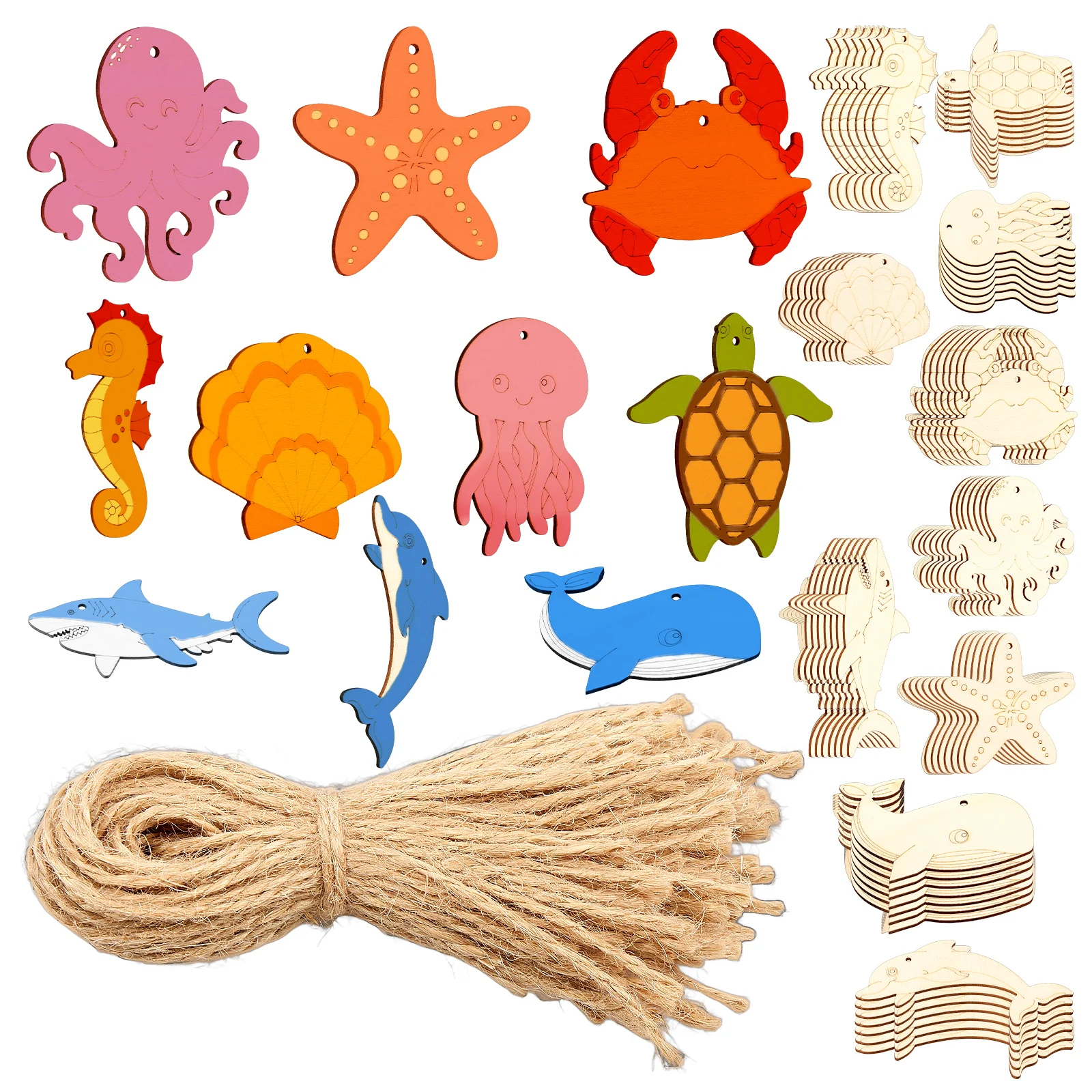 80 шт. DIY деревянные подвесные ломтики с морскими животными, 10 стилей, под покраску, незавершенные пустые деревянные вырезы, набор для рукоделия для дня рождения
80 шт. DIY деревянные подвесные ломтики с морскими животными, 10 стилей, под покраску, незавершенные пустые деревянные вырезы, набор для рукоделия для дня рождения