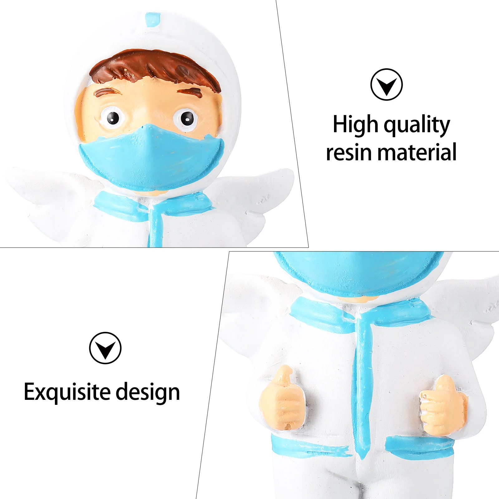 4Pcs Nurse Doctor Angel Resin Craft Mini Adornment Desktop Decoration Small Gift Office Car Ornament Home Decor Props
4Pcs Nurse Doctor Angel Resin Craft Mini Adornment Desktop Decoration Small Gift Office Car Ornament Home Decor Props
