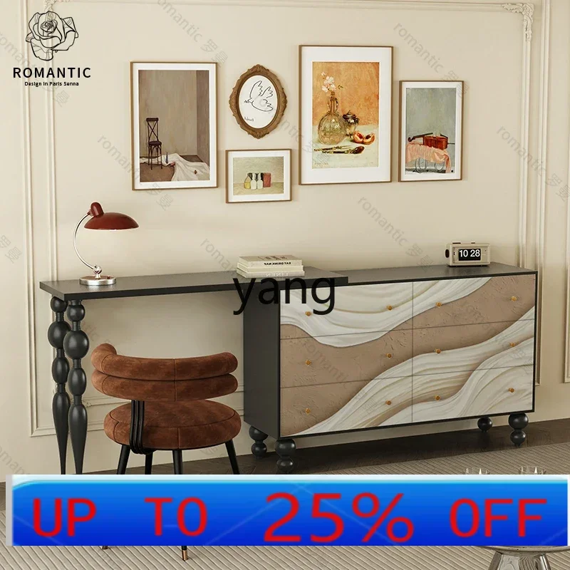 LMM solid wood dresser chest cabinet integrated retractable corner end of bed bedroom makeup table
LMM solid wood dresser chest cabinet integrated retractable corner end of bed bedroom makeup table