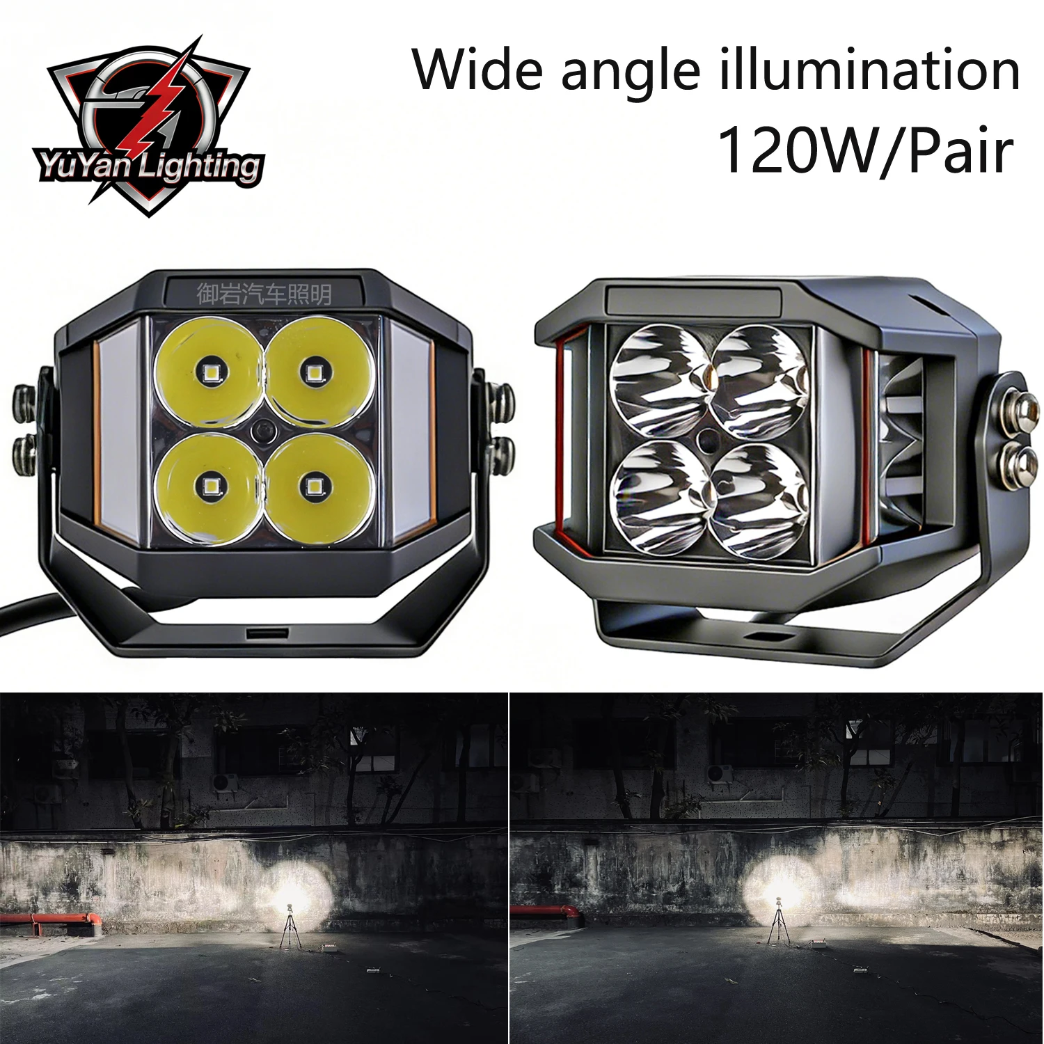 2PCS 4-Inch 120W LED Work Light Pods Double-Side Shooter DRL Driving Lights for Truck Pickup Offroad Tractor SUV 4WD 12V 24V
2PCS 4-Inch 120W LED Work Light Pods Double-Side Shooter DRL Driving Lights for Truck Pickup Offroad Tractor SUV 4WD 12V 24V