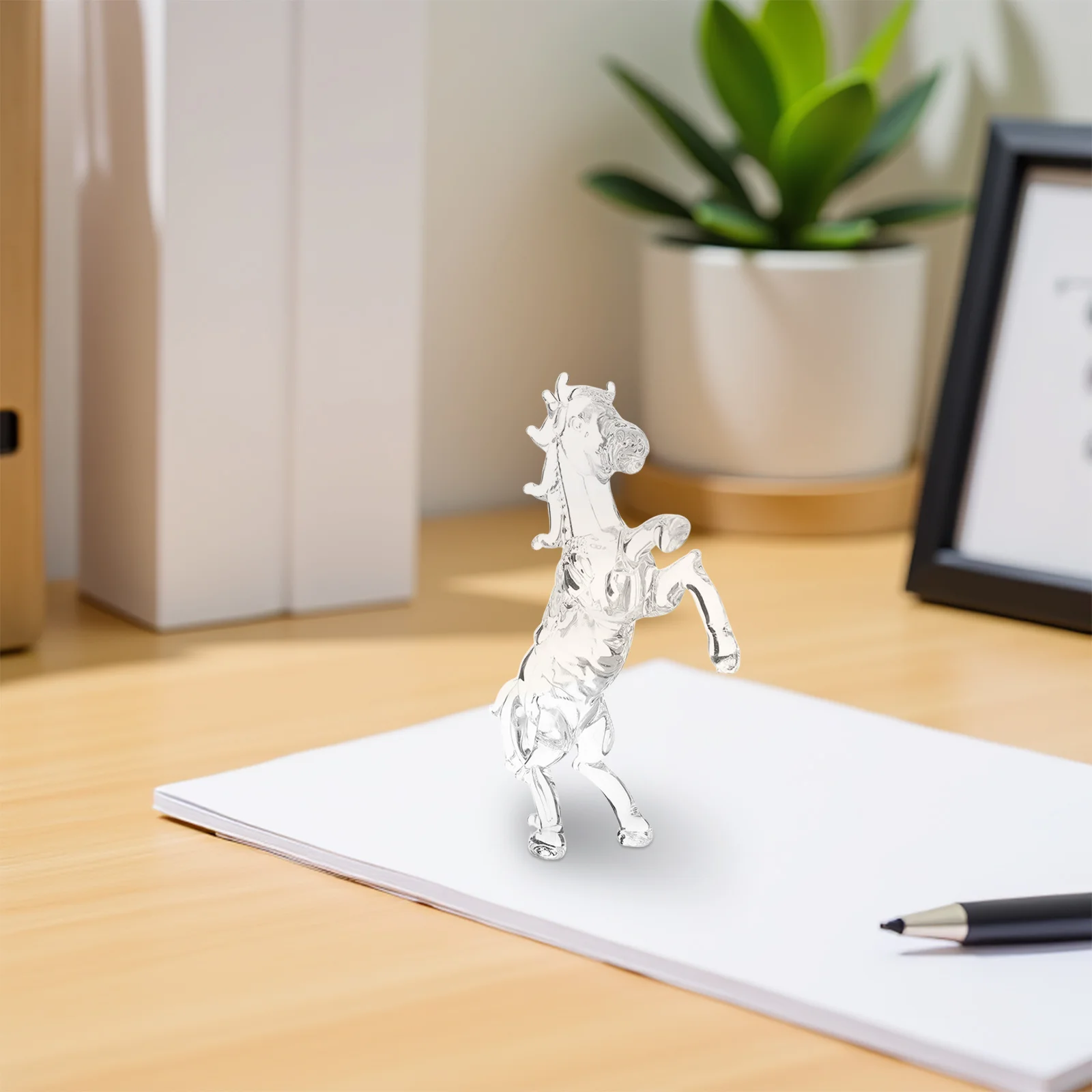 Crystal Standing Horse Statue Chinese New Year 2026 Zodia Realistic Clear Tabletop Decor Home Office
Crystal Standing Horse Statue Chinese New Year 2026 Zodia Realistic Clear Tabletop Decor Home Office