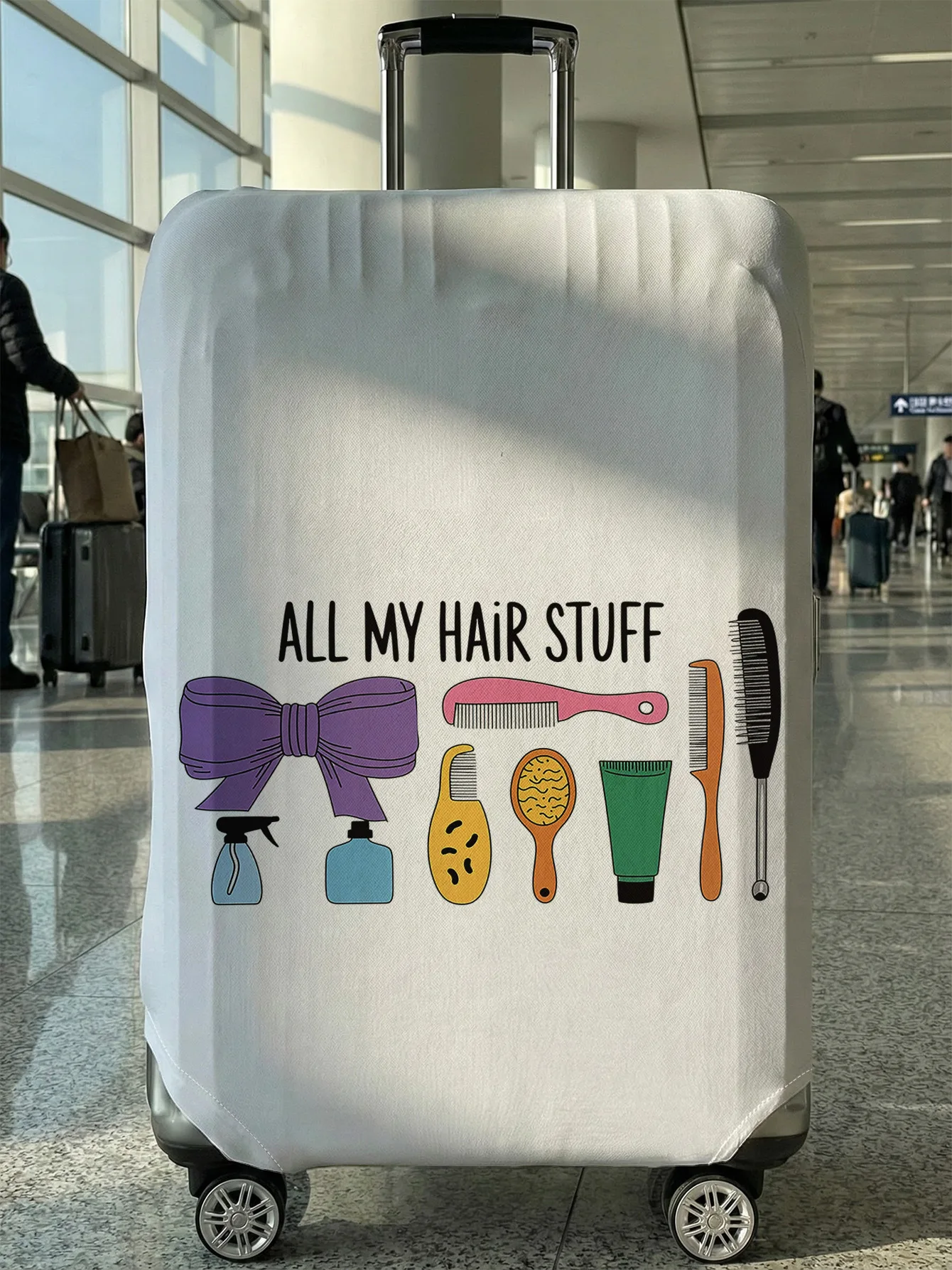Hairdressing themed printed luggage protection cover, suitable for 18-32 inch luggage covers, luggage handle gloves, travel acce
Hairdressing themed printed luggage protection cover, suitable for 18-32 inch luggage covers, luggage handle gloves, travel acce