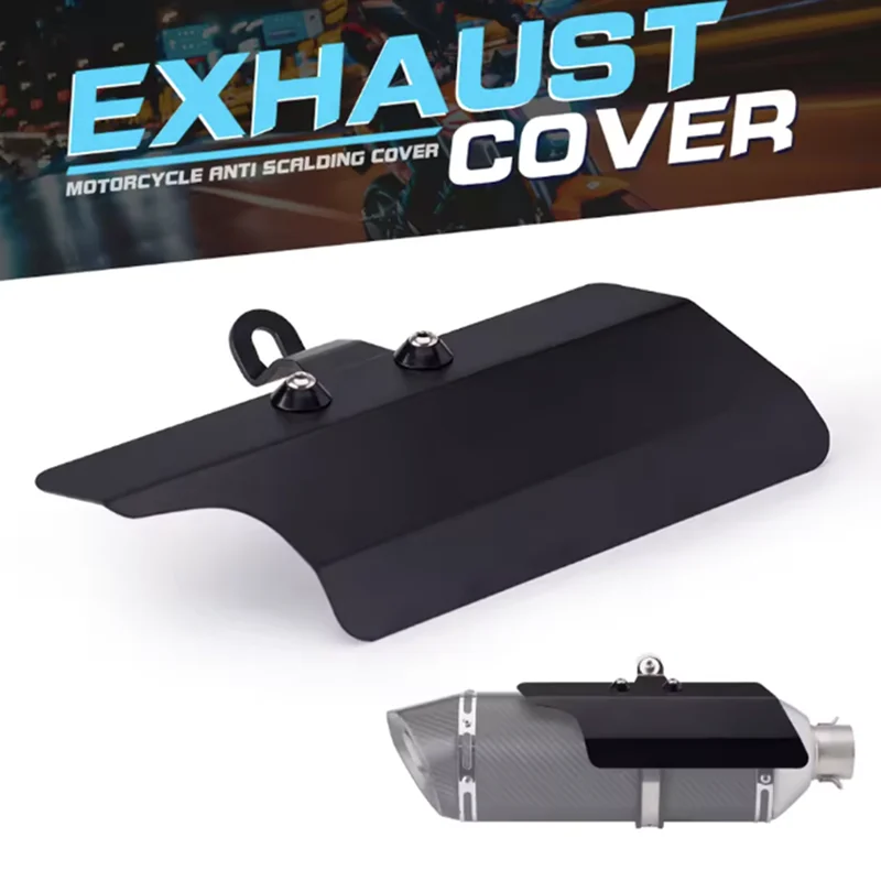 Motorcycle Exhaust Pipe Carbon Fiber Protector, Heat Shield Cover, Anti-Scalding Protector
Motorcycle Exhaust Pipe Carbon Fiber Protector, Heat Shield Cover, Anti-Scalding Protector