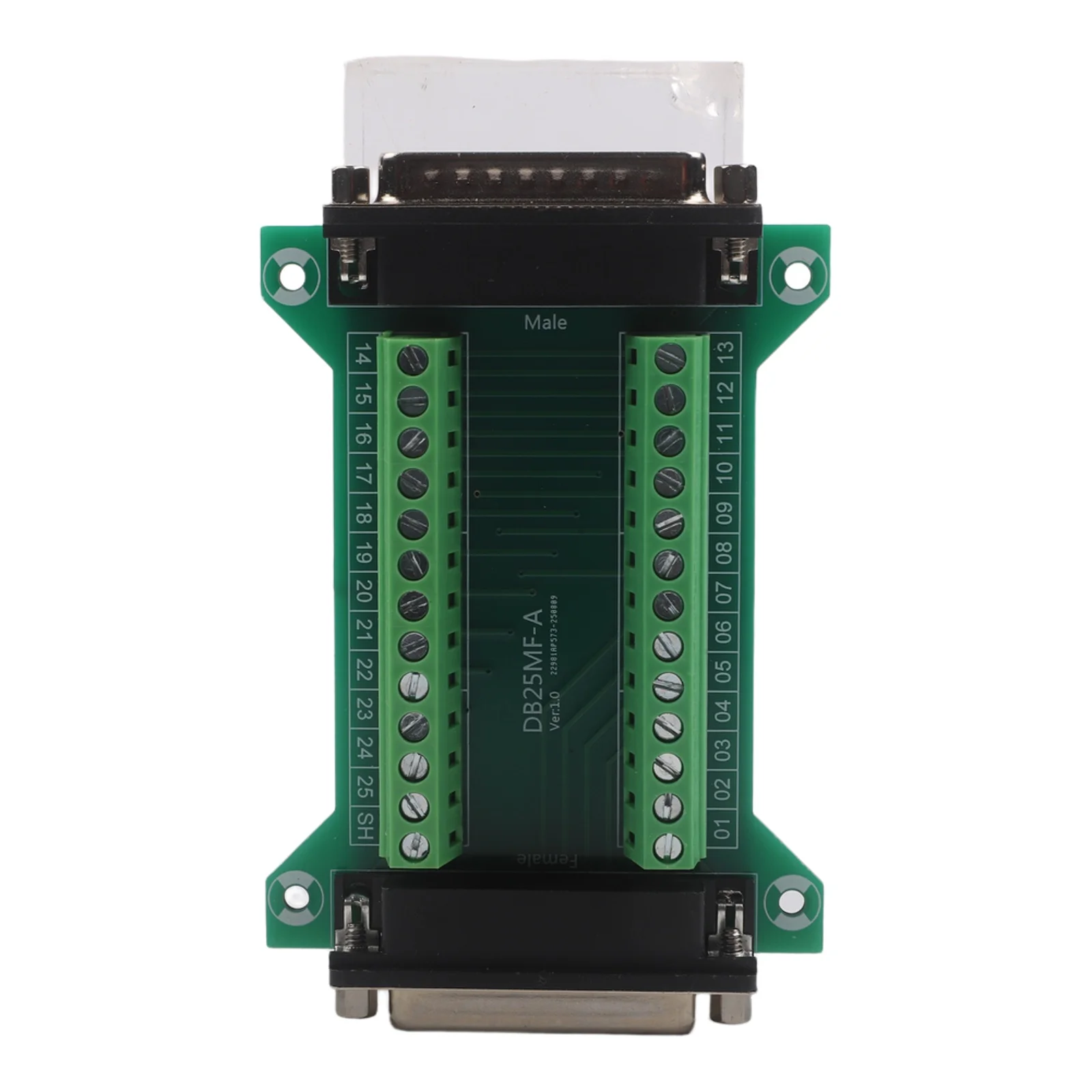DB25MFA Terminal Block Adapter Solderless Male Female Connector Board for Easy and Efficient Electronic Wiring
DB25MFA Terminal Block Adapter Solderless Male Female Connector Board for Easy and Efficient Electronic Wiring