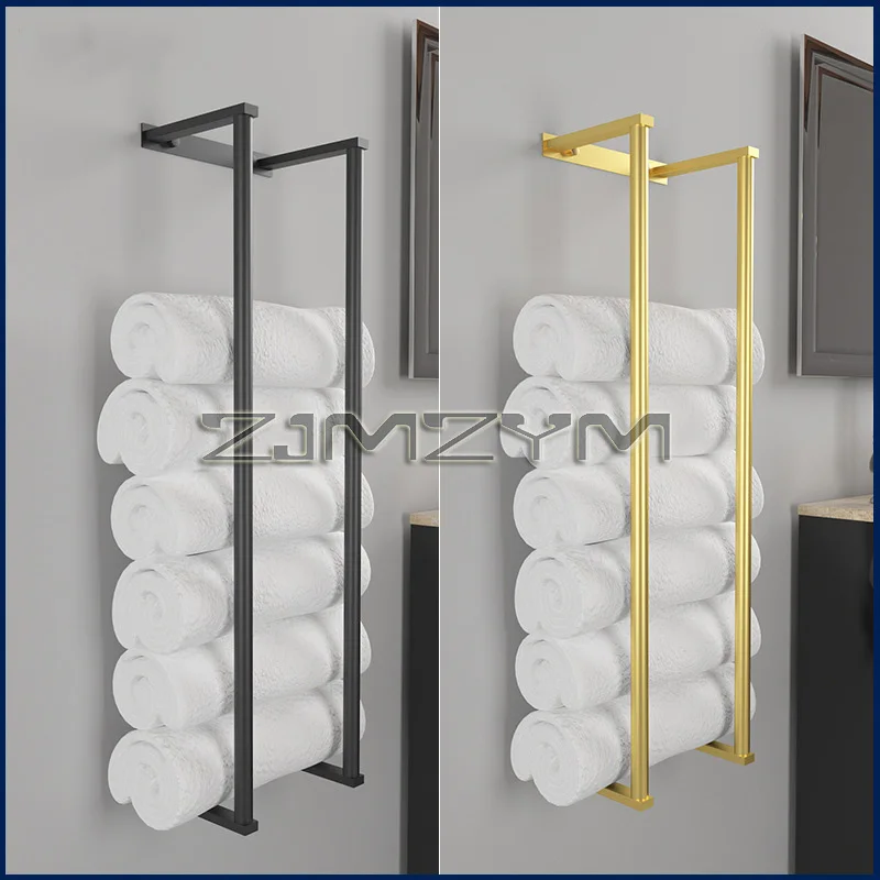 Bathroom Wall Towel Rack for Rolled Towels, Stainless Steel Bath Towel Holder, Wall-Mounted Metal Towel Storage for Washcloths
Bathroom Wall Towel Rack for Rolled Towels, Stainless Steel Bath Towel Holder, Wall-Mounted Metal Towel Storage for Washcloths