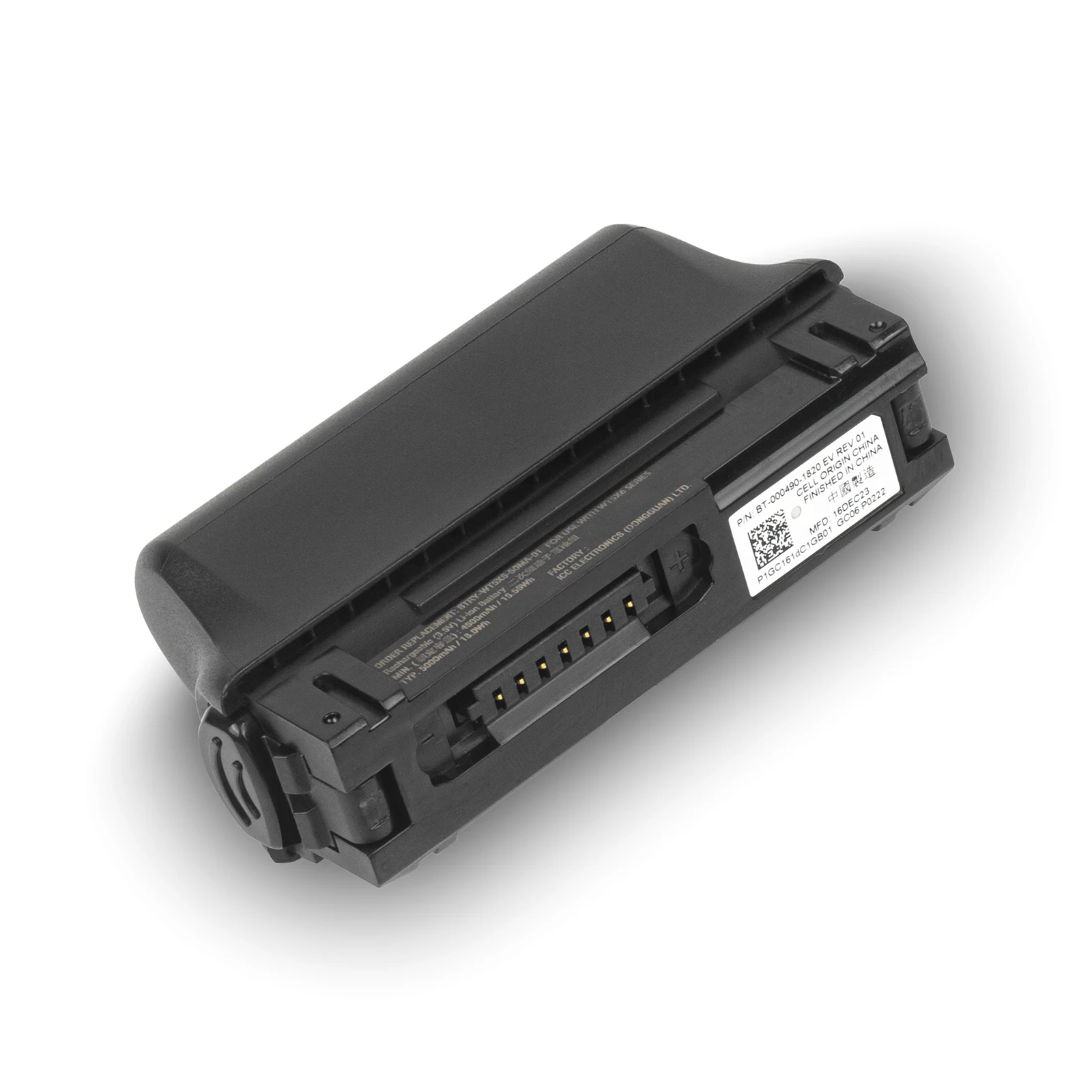 Аккумулятор серии Zebra WT5400/WT6400 — прочная сменная мощность 4600 мАч, 3,6 В
Аккумулятор серии Zebra WT5400/WT6400 — прочная сменная мощность 4600 мАч, 3,6 В