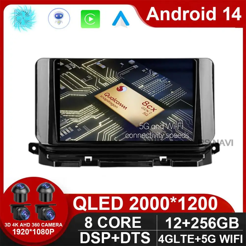 Android 14 For Skoda Octavia 4 A8 2019 - 2021 Car Radio Multimedia Automotiva Video Player Navigation GPS Rear Camera NO DVD
Android 14 For Skoda Octavia 4 A8 2019 - 2021 Car Radio Multimedia Automotiva Video Player Navigation GPS Rear Camera NO DVD
