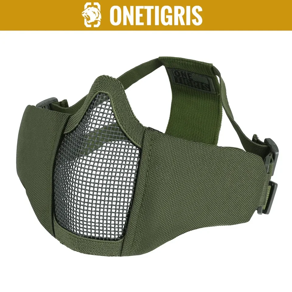 OneTigris 6" Foldable Half Face Mesh Mask Military Style Comfortable Adjustable Tactical Lower Face Protective Mask
OneTigris 6" Foldable Half Face Mesh Mask Military Style Comfortable Adjustable Tactical Lower Face Protective Mask