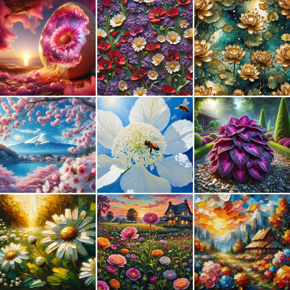 Flowers Lotus Chrysanthemum Cross Stitch Full Kit DIY Embroidery Handiwork Painting Handmade Hobby Room Decor Home Decor Needle
Flowers Lotus Chrysanthemum Cross Stitch Full Kit DIY Embroidery Handiwork Painting Handmade Hobby Room Decor Home Decor Needle