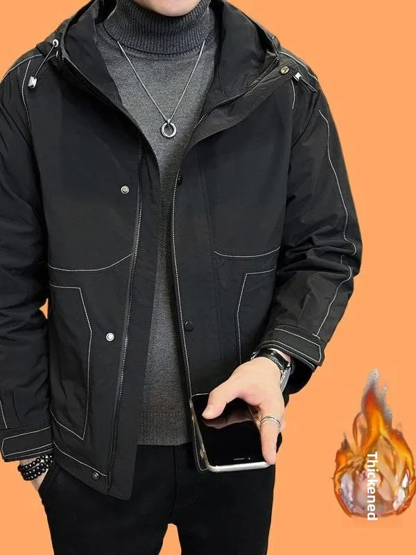 Men's Hooded Jaet Lightweight Luxury Spring Autumn New Sle Casual Cotton Added Middle-Aged Busin Coat
Men's Hooded Jaet Lightweight Luxury Spring Autumn New Sle Casual Cotton Added Middle-Aged Busin Coat