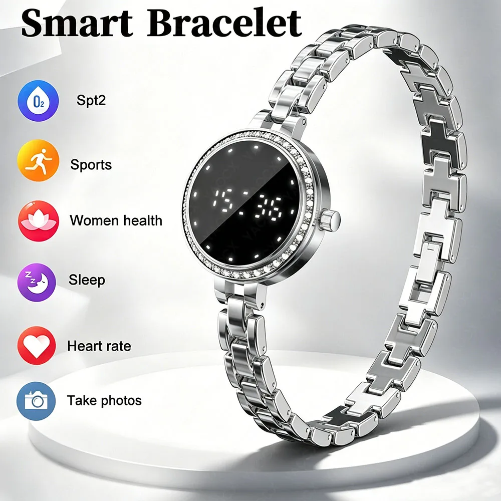 Fashionable Ladies Smart Watch Health Monitoring Female Wristwatch Outdoor Sports Fitness Tracker Bracelet Women Smartwatch
Fashionable Ladies Smart Watch Health Monitoring Female Wristwatch Outdoor Sports Fitness Tracker Bracelet Women Smartwatch