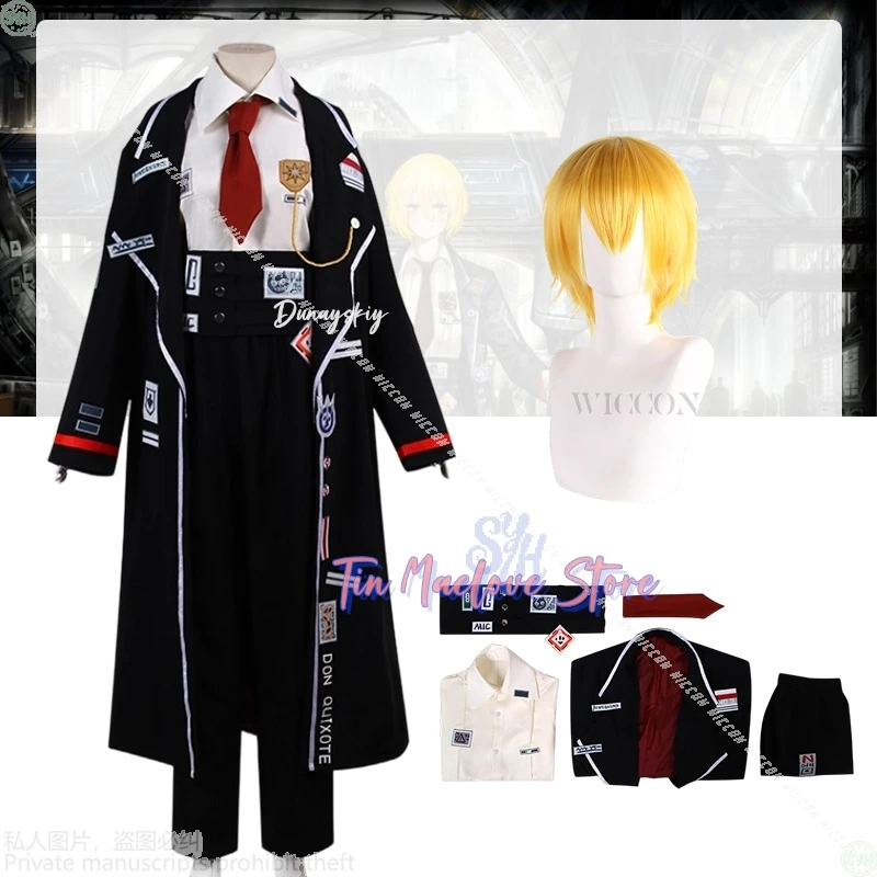 Don Quixote Cosplay Game Limbus Company Uniform Costume Black Uniform Top Pants Coat Prop Halloween Carnival Party Disguise Suit
Don Quixote Cosplay Game Limbus Company Uniform Costume Black Uniform Top Pants Coat Prop Halloween Carnival Party Disguise Suit