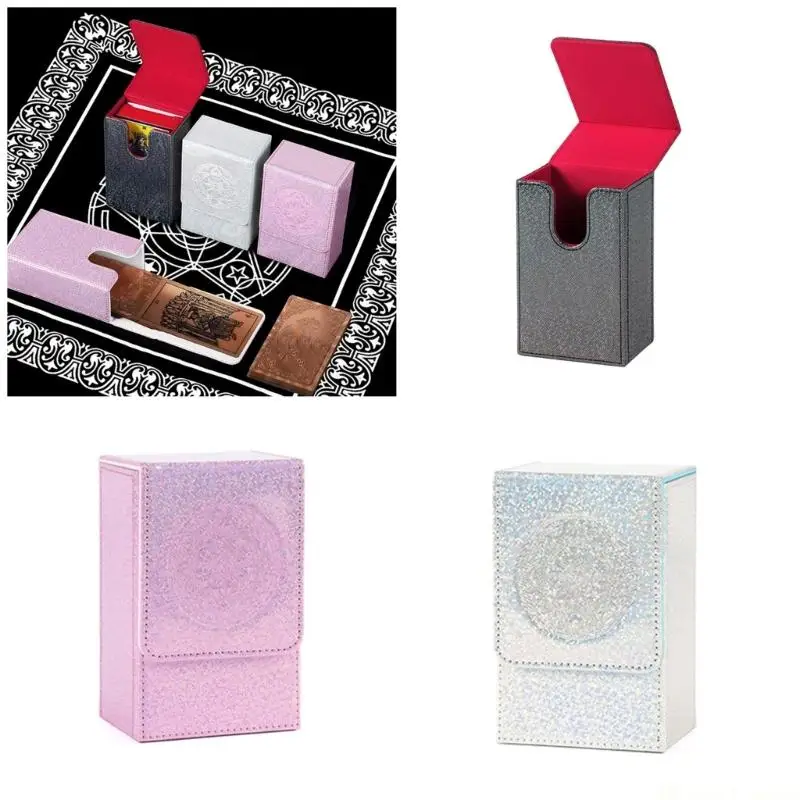 31BE PU Leather Tarots Card Storage Case Portable Tarots Card Box Divination Storage Case Sun Moon Card Container Bag
31BE PU Leather Tarots Card Storage Case Portable Tarots Card Box Divination Storage Case Sun Moon Card Container Bag