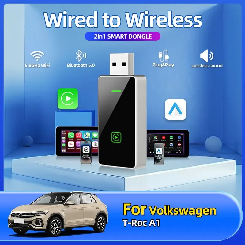 2025 Wireless Car Play Wireless Adapter Smart Mini Box Plug And Play WiFi Fast Connect Car Accessories For Volkswagen T-Roc A1
2025 Wireless Car Play Wireless Adapter Smart Mini Box Plug And Play WiFi Fast Connect Car Accessories For Volkswagen T-Roc A1