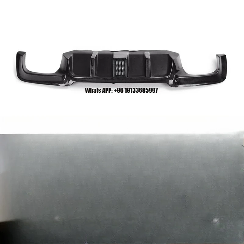 F10 Car Styling Carbon Fiber Rear Bumper Diffuser Lip Spoiler With Led Light Pilot Lamp for BMW F10 M5 2010-2016 DTM Style
F10 Car Styling Carbon Fiber Rear Bumper Diffuser Lip Spoiler With Led Light Pilot Lamp for BMW F10 M5 2010-2016 DTM Style