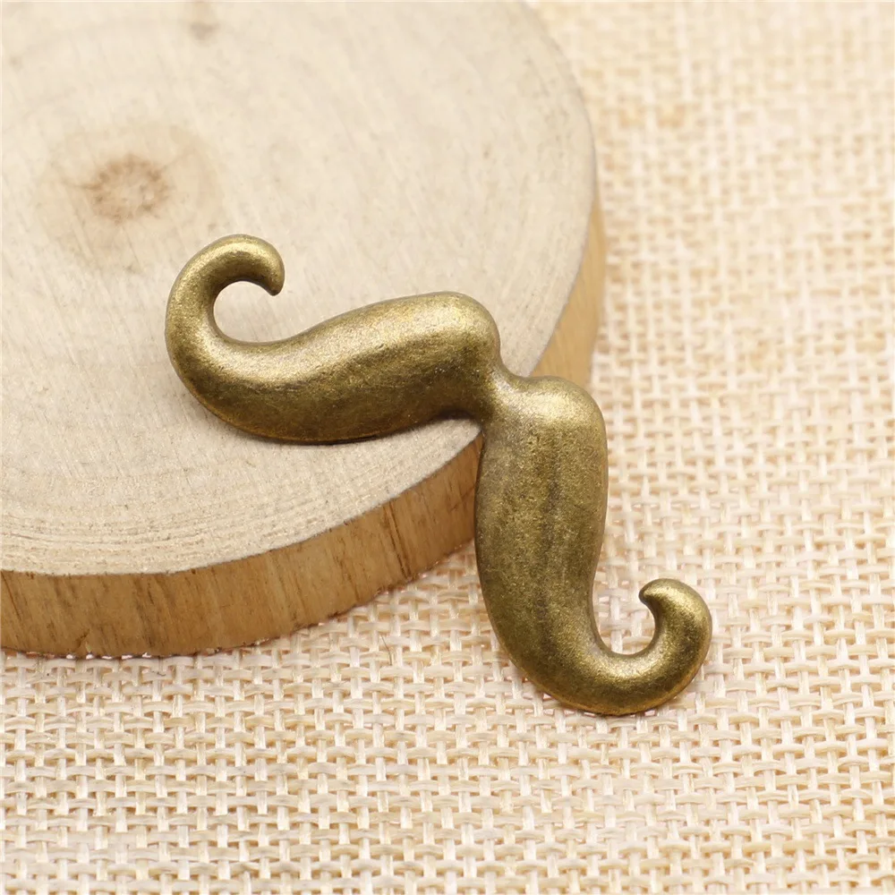 20pcs 44x18mm(1.73x0.71inch) Antique Bronze Color Beard Charms Pendants DIY Jewelry Making Accessories
20pcs 44x18mm(1.73x0.71inch) Antique Bronze Color Beard Charms Pendants DIY Jewelry Making Accessories