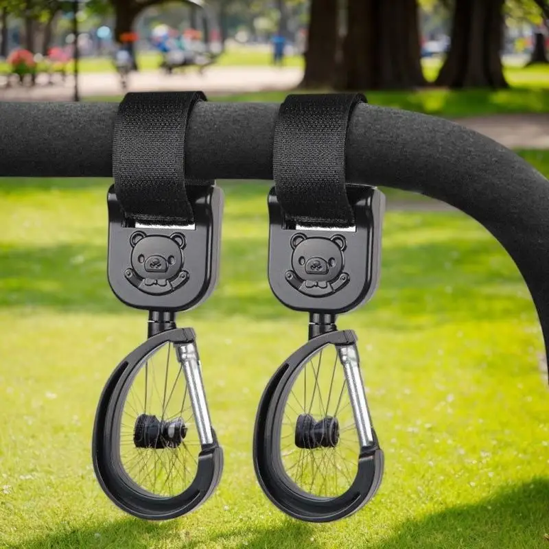 1/2PCS Baby Stroller Hook with 360 Degree Swivel Clip, Heavy Duty Bear-Shaped Carabiner for Hanging on Prams
1/2PCS Baby Stroller Hook with 360 Degree Swivel Clip, Heavy Duty Bear-Shaped Carabiner for Hanging on Prams