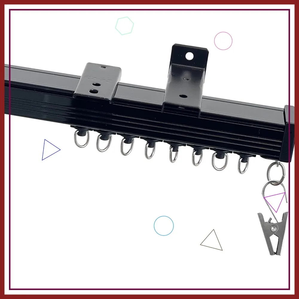 Heavy Duty Ceiling Wall Mount Curtain Track Rail System with Rollers Clips Hooks Room Divider Privacy Partition
Heavy Duty Ceiling Wall Mount Curtain Track Rail System with Rollers Clips Hooks Room Divider Privacy Partition