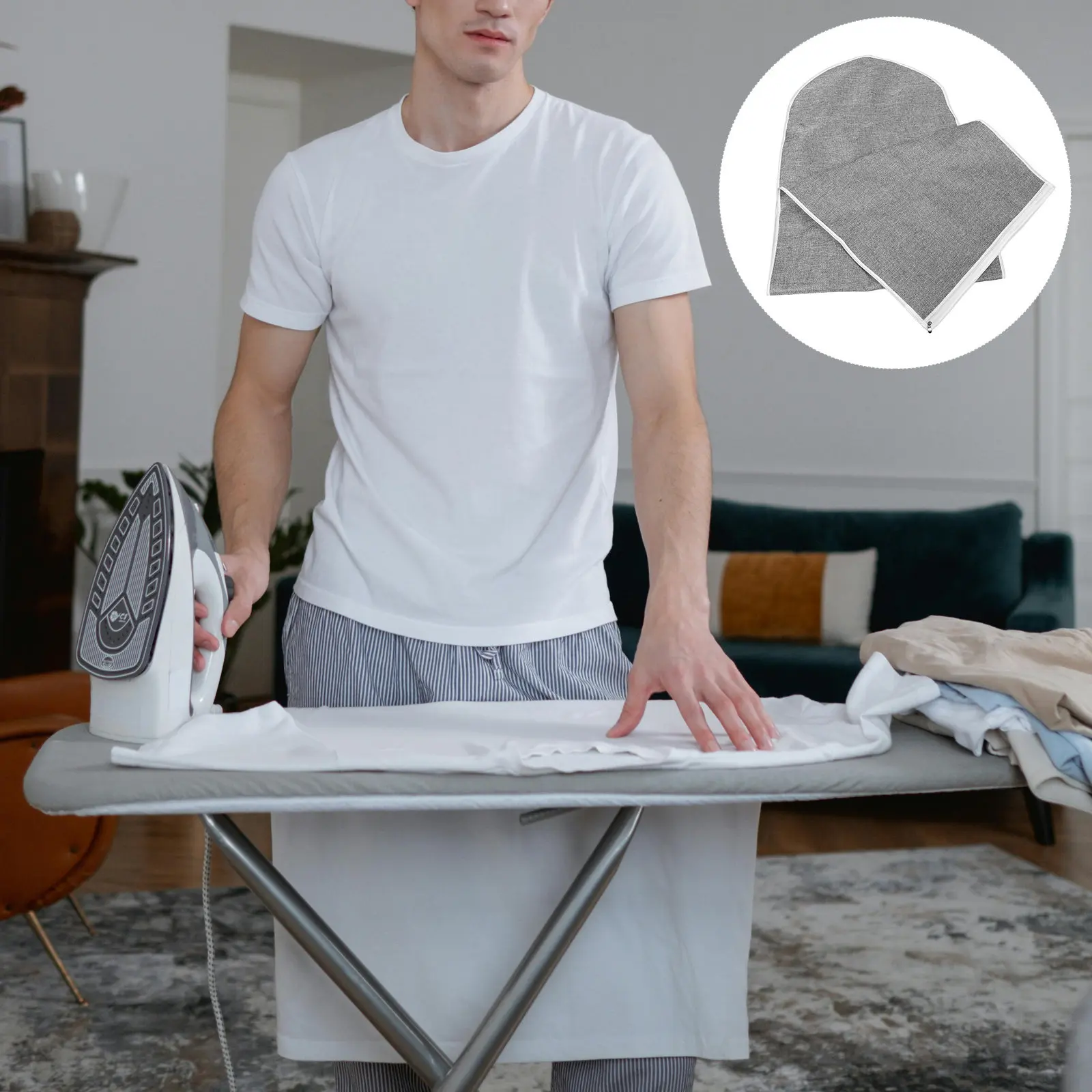 Ironing Board Dust Cover 58x20 Stain Resistant Washable Protector Foldable Storage Bag Zipper Closure Home Hotel Use Grey
Ironing Board Dust Cover 58x20 Stain Resistant Washable Protector Foldable Storage Bag Zipper Closure Home Hotel Use Grey