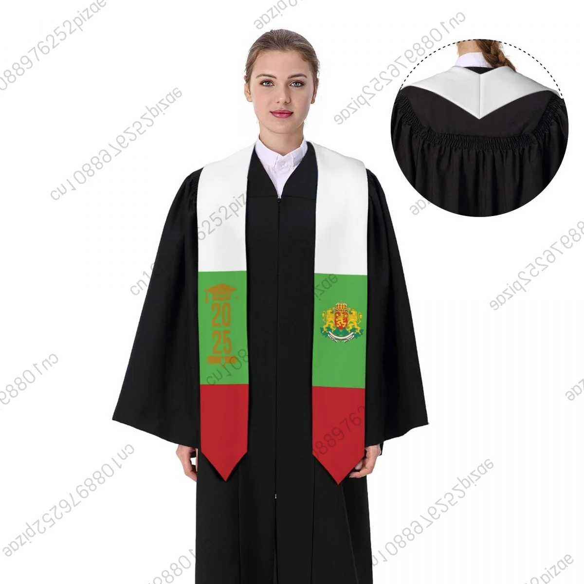 New Bulgaria Flag Class Of 2025 183*13CM Graduation Stole Sash Scarf For International Students Proud
New Bulgaria Flag Class Of 2025 183*13CM Graduation Stole Sash Scarf For International Students Proud
