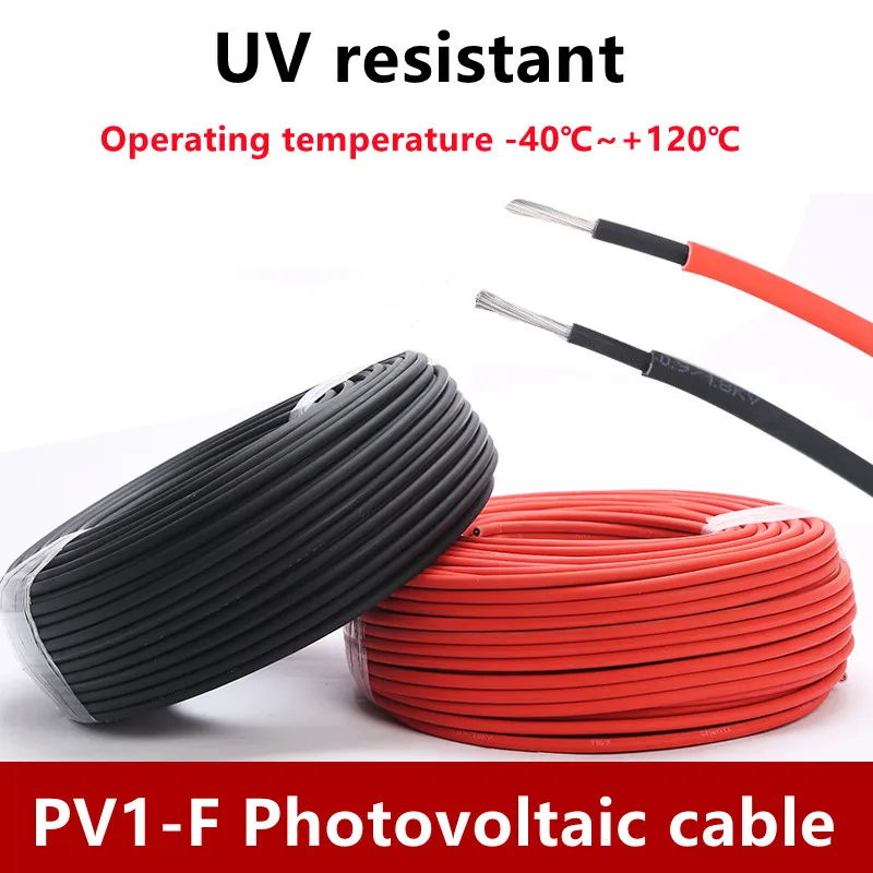 PV1-F Анти-ультрафиолетовый фотоэлектрический кабель 15 13 11 9 7 6 AWG 10 метров LSZH оболочка луженый медный провод для генерации солнечной энергии
PV1-F Анти-ультрафиолетовый фотоэлектрический кабель 15 13 11 9 7 6 AWG 10 метров LSZH оболочка луженый медный провод для генерации солнечной энергии