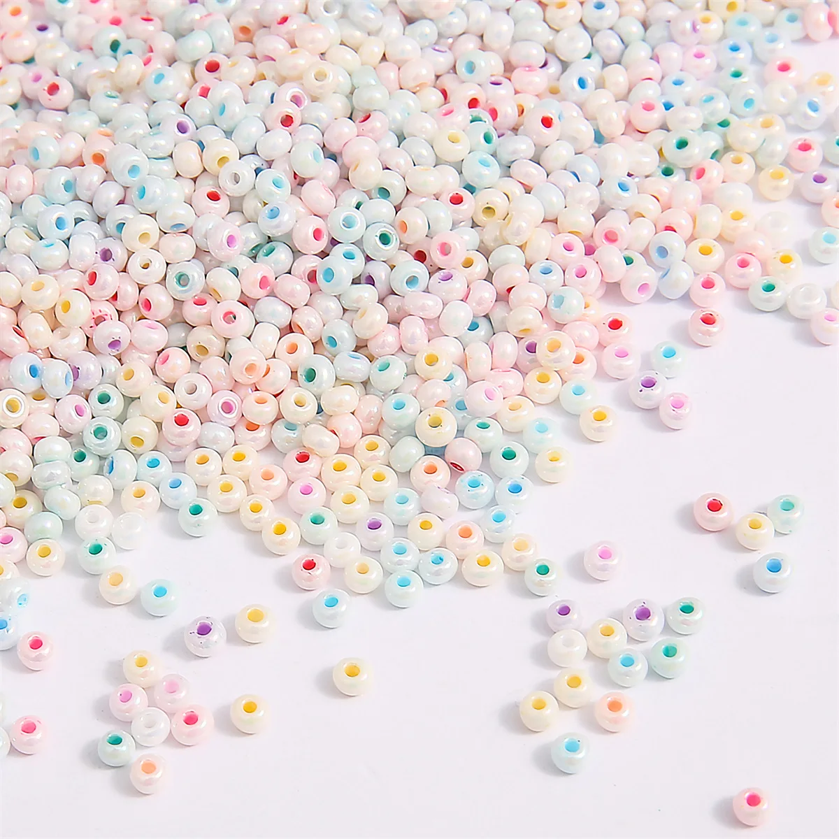 Cream Solid Rainbow Glass Seed Beads Holographic Glass Beads for DIY Jewelry Making Craft Supplies Beaded Accessories
Cream Solid Rainbow Glass Seed Beads Holographic Glass Beads for DIY Jewelry Making Craft Supplies Beaded Accessories