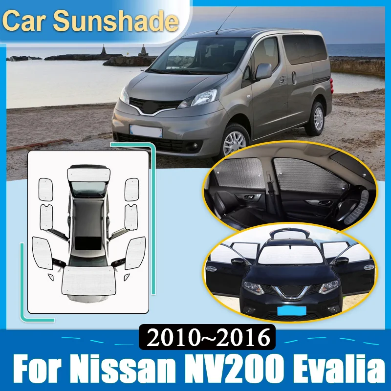 Солнцезащитный козырек для Nissan NV200 Evalia Vanette 2010-2016, защита от УФ-излучения, теплоизоляция, аксессуары для автомобиля
Солнцезащитный козырек для Nissan NV200 Evalia Vanette 2010-2016, защита от УФ-излучения, теплоизоляция, аксессуары для автомобиля
