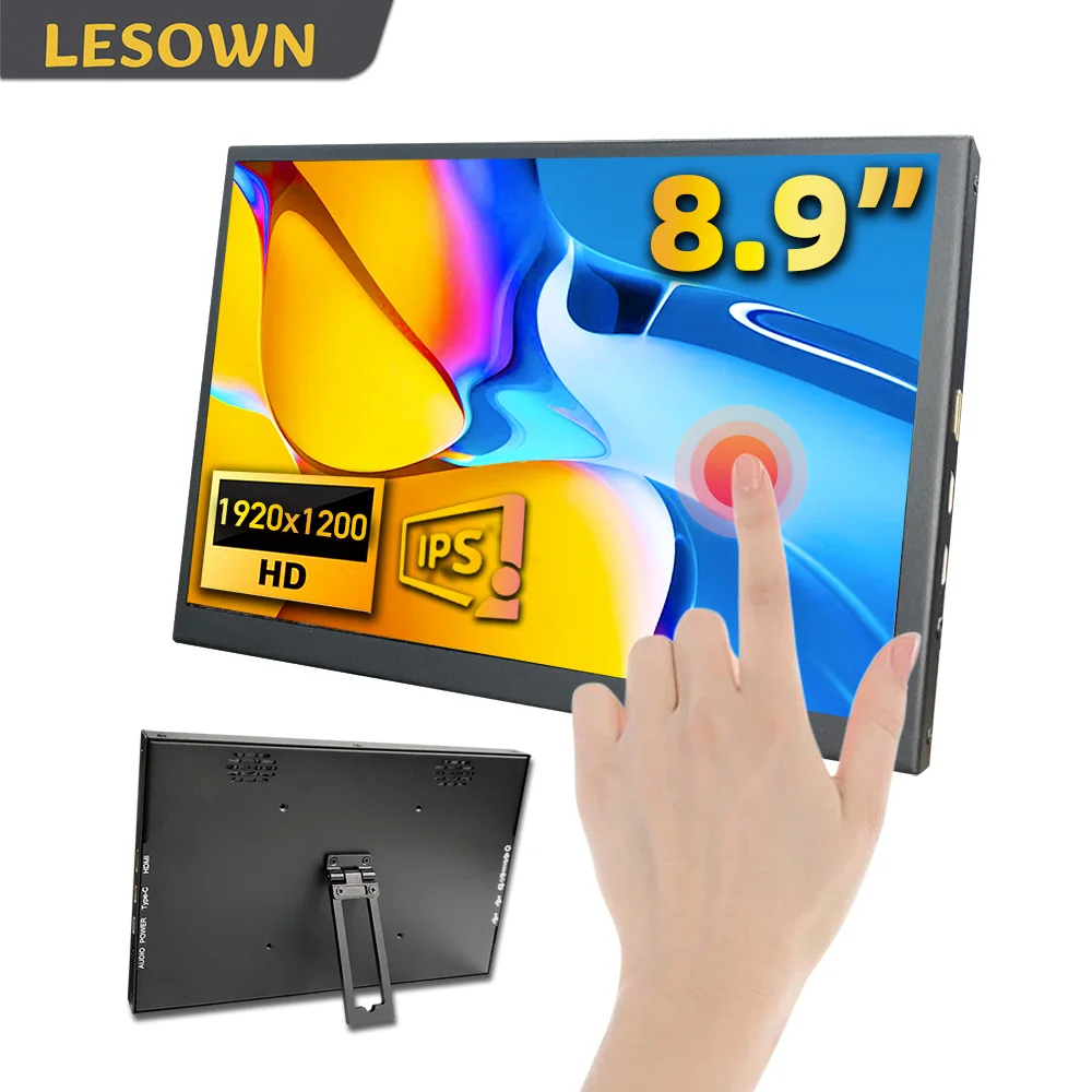 LESOWN 8,9 10,1-дюймовый портативный монитор 1920x1200 IPS ЖК-экран Компактный мини-экран Второй экран для ноутбука ПК Windows Работа ТВ
LESOWN 8,9 10,1-дюймовый портативный монитор 1920x1200 IPS ЖК-экран Компактный мини-экран Второй экран для ноутбука ПК Windows Работа ТВ