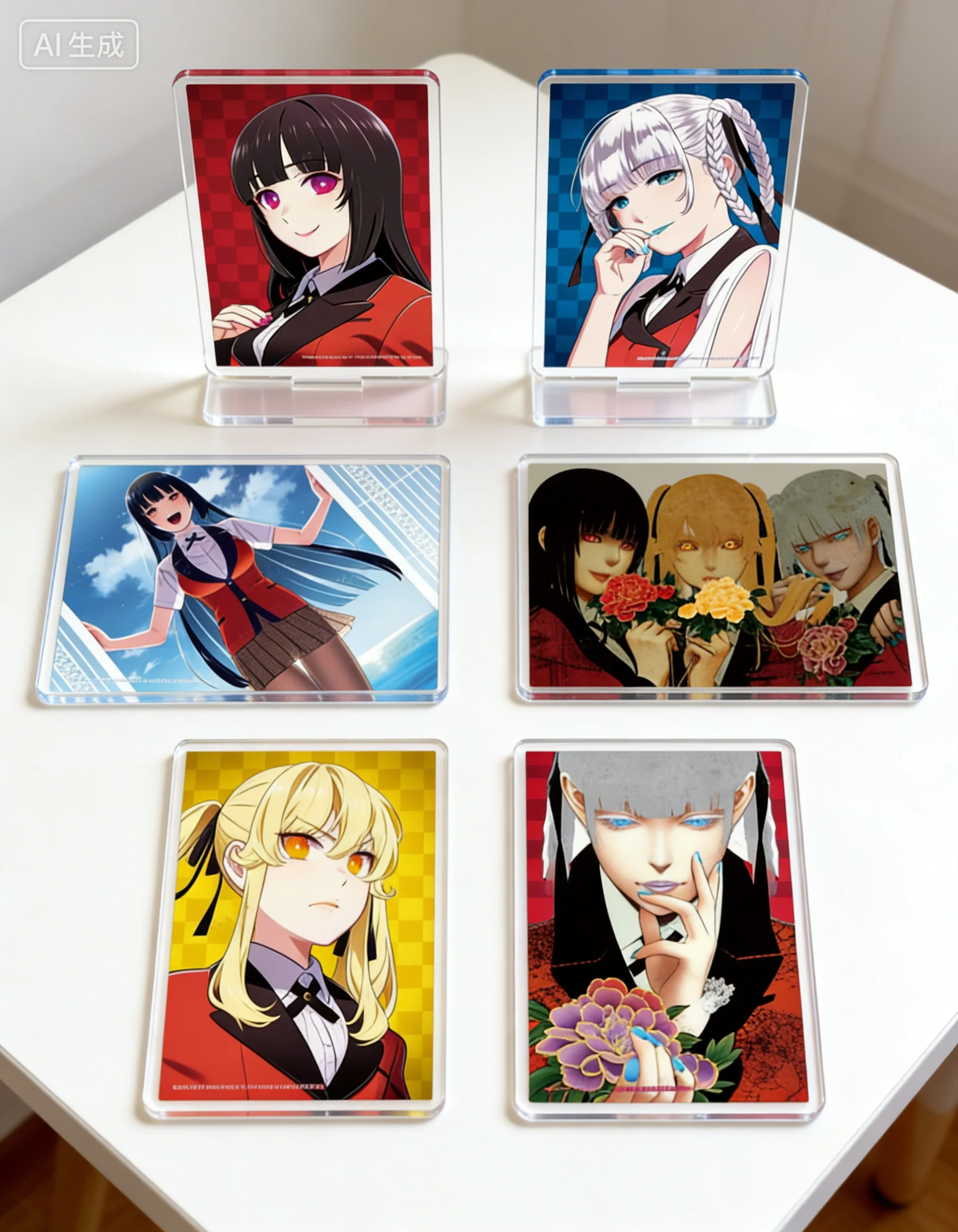 Kakegurui Jabami Yumeko Mary Saotome 15CM rectangle Acrylic Stand Model Plate Keychains Desktop Ornament Souvenir
Kakegurui Jabami Yumeko Mary Saotome 15CM rectangle Acrylic Stand Model Plate Keychains Desktop Ornament Souvenir