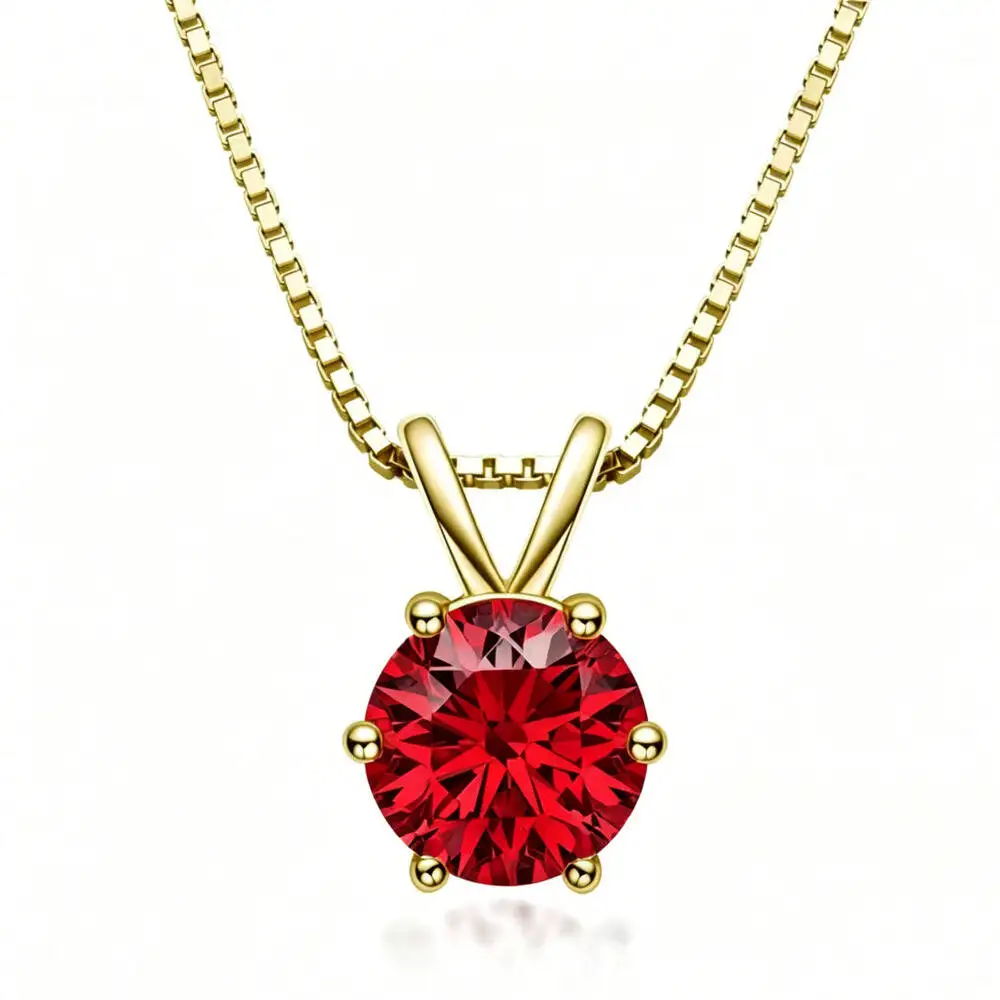 925 Silver Six Prong Round Solitaire Pendant Necklace Round Cut D VVS1 Multi Color Moissanite Minimalist Gift Fine Jewelry
925 Silver Six Prong Round Solitaire Pendant Necklace Round Cut D VVS1 Multi Color Moissanite Minimalist Gift Fine Jewelry