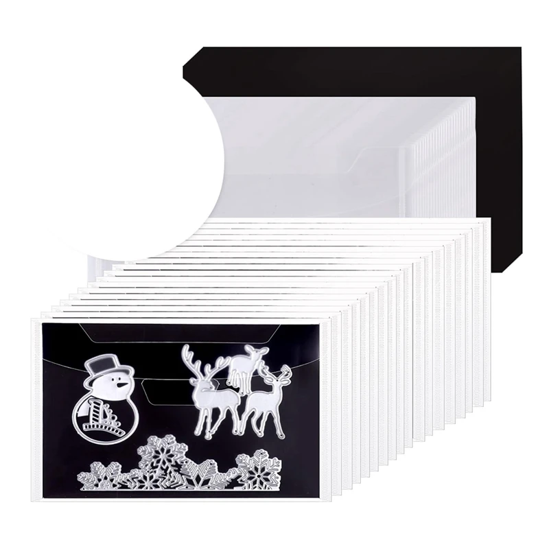20 PCS Magnetic Bags And Paper, Black & White PVC+Rubber Perfect For DIY Craft Enthusiasts
20 PCS Magnetic Bags And Paper, Black & White PVC+Rubber Perfect For DIY Craft Enthusiasts