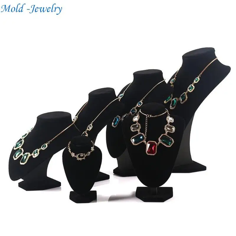 69HB Black Suede Mannequin Stand Necklace Jewelry Display Stand Portrait Neck Stand
69HB Black Suede Mannequin Stand Necklace Jewelry Display Stand Portrait Neck Stand